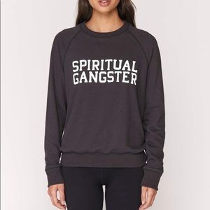 Spiritual Gangster varsity old school sweatshirt